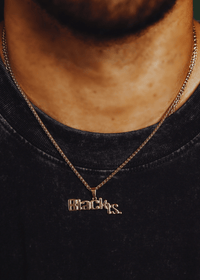Black Is. Signature Pendant Chain - Black Is.