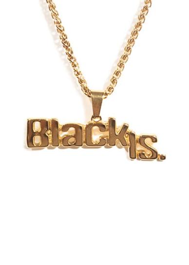 Black Is. Signature Pendant Chain - Black Is.