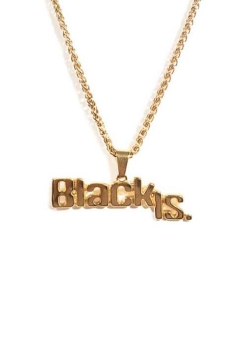 Black Is. Signature Pendant Chain - Black Is.