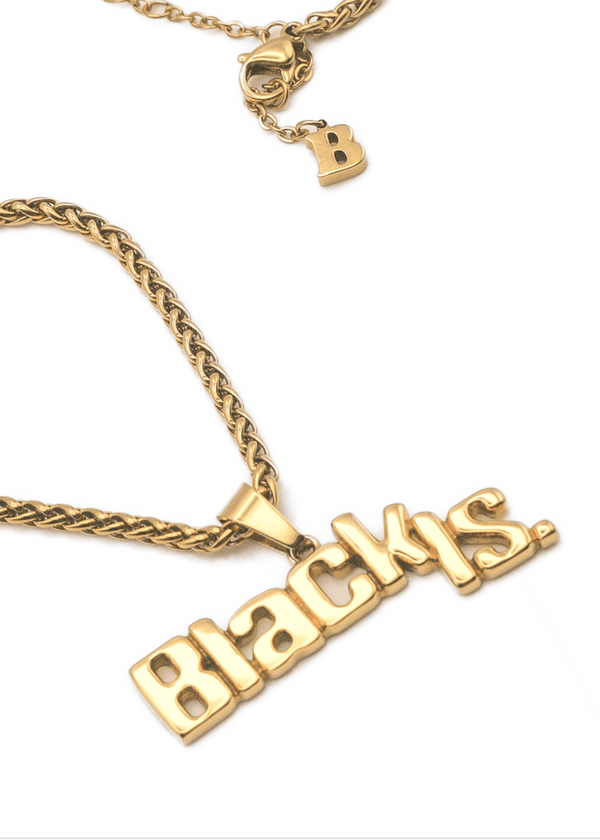 Black Is. Signature Pendant Chain - Black Is.