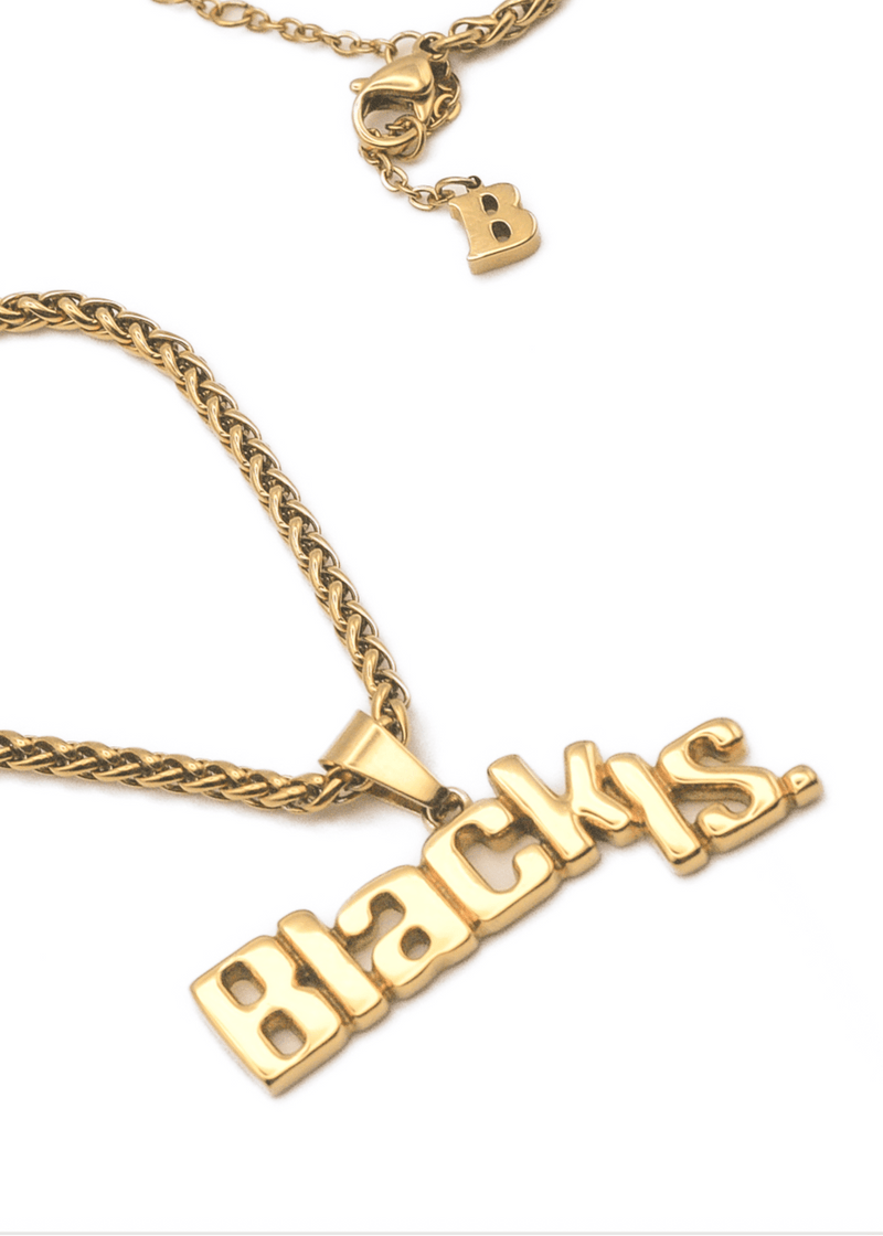 Black Is. Signature Pendant Chain - Black Is.