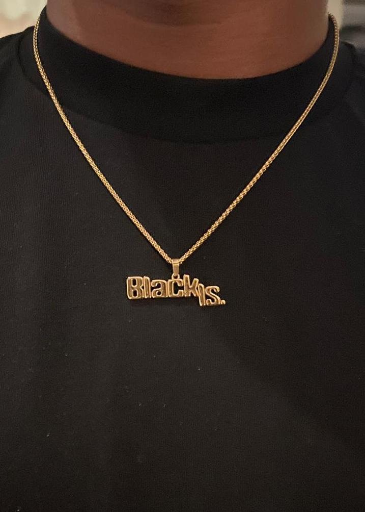 Black Is. Signature Pendant Chain - Black Is.