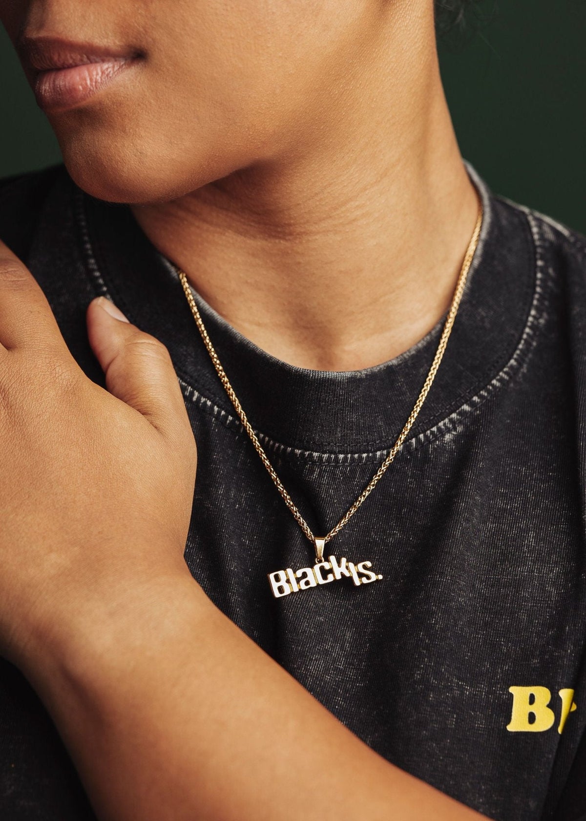 Black Is. Signature Pendant Chain - Black Is.