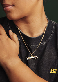 Black Is. Signature Pendant Chain - Black Is.