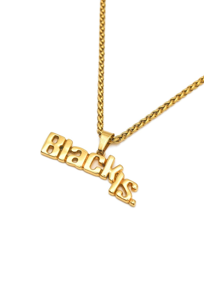 Black Is. Signature Pendant Chain - Black Is.