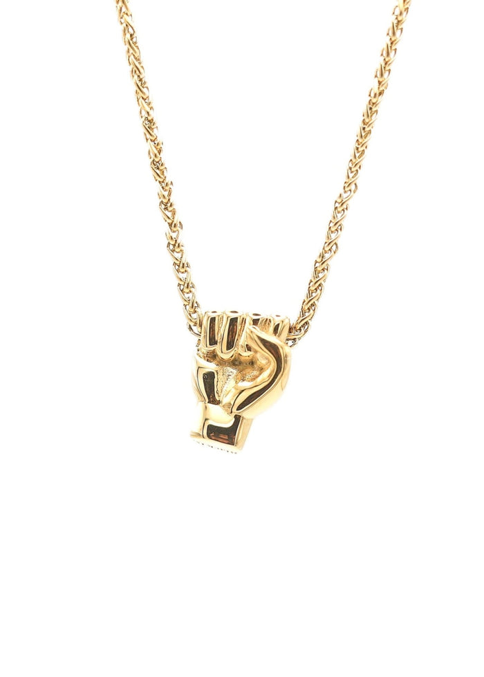 Power Fist Pendant Chain - Black Is.