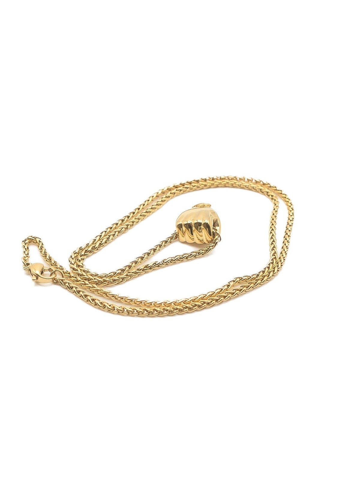 Power Fist Pendant Chain - Black Is.