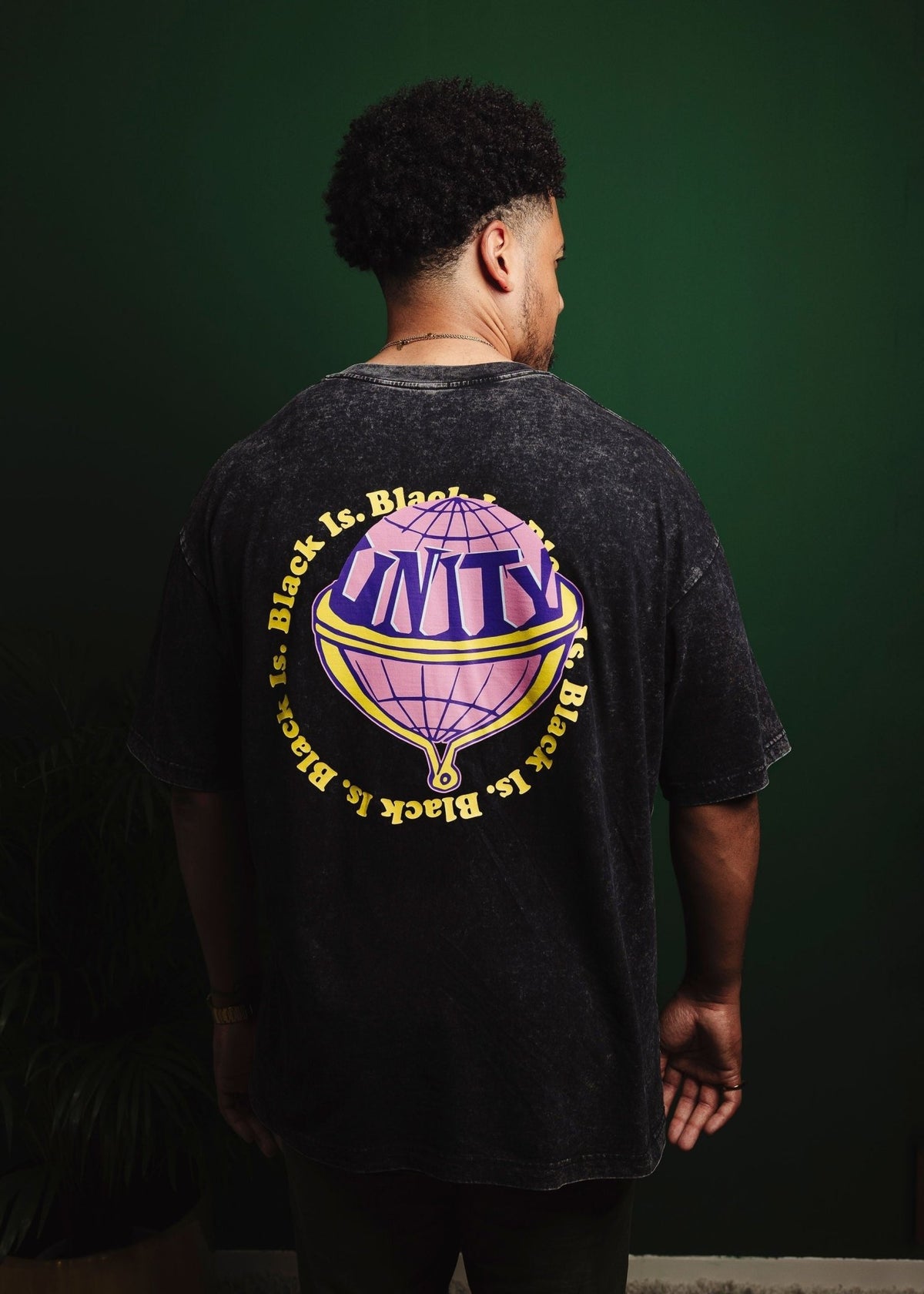 Unity Globe Tee - Black Is.
