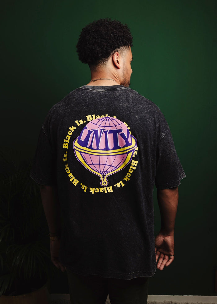 Unity Globe Tee - Black Is.