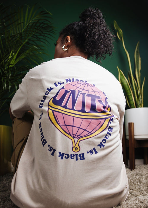Unity Globe Tee - Black Is.