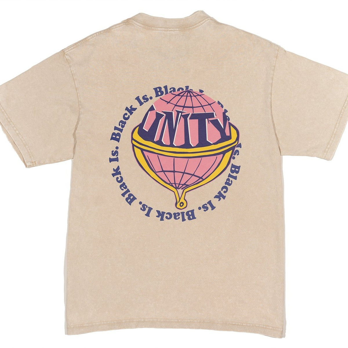 Unity Globe Tee - Black Is.